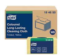 Tork D8234 Colour-Coded Specialist Cloth, 300mm x 380mm, Yellow, Pack of 8