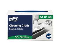Tork D8237 Multipurpose Cloth, 320mm x 385mm, White, Pack of 8