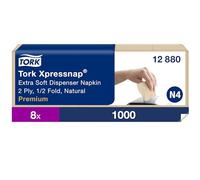 Tork Dispenser Xpressnap Natural Extra Soft Napkin 8 x 1000 Napkins 12880