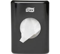 Tork 566008 Dispenser for Sanitary Bags/Elevation Design/Hygiene Bag Dispenser Compatible with Tork B5 Sanitary System/Black