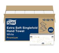 Tork Extra Soft Singlefold Hand Towels White 15x200 H3 (100278)