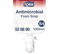 Tork Foam Soap Antimicrobial S4 Fragrance-Free 6 x 1000ml 520800