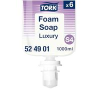 Tork Luxury Foam Soap S4, Floral Scent, 6 x 1000ml, 524901