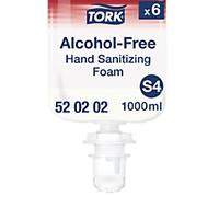 Tork Hand Sanitiser Foam Transparent 520202 1 L Pack of 6