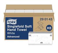 Tork Singlefold White Hand Towels Universal 1 Ply (15 x 250)