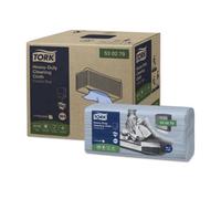 Tork Heavy-Duty Cleaning Cloth Blue W4 Ref 530279 One Box 4 Packs x 105 Cloths