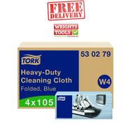 Tork Heavy Duty Cleaning Cloths 4x 105 Sheets 530279 4 pack (bulk pack)