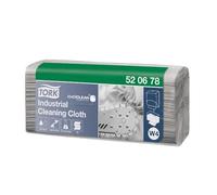 Tork Industrial Cleaning Towels Gray, Folded W4