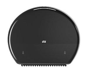 Tork Jumbo 554008 T1 Toilet Roll Dispenser Plastic Lockable Manual Black