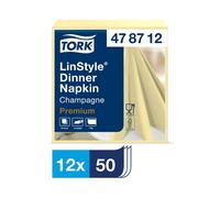 Tork LinStyle® Champagne Dinner Napkin 39cm (12 x 50)