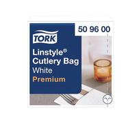 Tork Linstyle Cutlery Bag White (Pack of 50) 509600