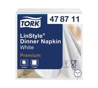 Tork LinStyle Dinner Napkins 4 Fold White (Pack of 50) 478711