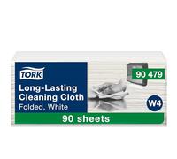 Tork Long-Lasting Cleaning Cloth White W4, Multipurpose, 90 Cloths, 90479