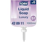 Tork luxuriöse Flüssigseife S1, Blütenduft, 6 × 1.000 ml, 420911