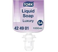 Tork Luxury Soft Liquid Soap S4, Jasmine, Rose & Lily Scent, 1000ml, 424901