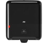 Tork Matic 551008 H1 Paper Hand Towel Dispenser Plastic Lockable Manual Black