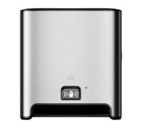Tork Matic Paper Towel Roll Wall Mounted Dispenser with Intuition Sensor Stainless Steel H1, One-at-a-Time Dispensing, Image Design, 460001