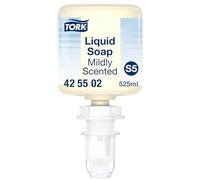Tork Mildly Scented Hand Washing Mini Liquid Soap S5, Moisturising Ingredients, 1 x 525ml, 425502