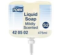 Tork Premium Mild Mini Hand Soap Liquid Fresh Scent S2 Light Yellow 420502 475 ml