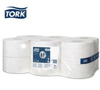 Tork Mini Jumbo Advanced Toilet Rolls T2 System 2-Ply 12 Pack Bulk Washroom
