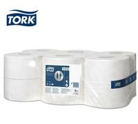 Tork Mini Jumbo 100% Recycled Toilet Roll T2 2 Ply 120238 12 Rolls of 850 Sheets
