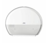 555000 White Mini Jumbo Roll Dispenser White