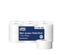 Tork Mini Jumbo White Toilet Roll 1 Ply 240m (1 x 12)