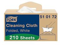 Tork Multipurpose Cleaning Cloth White W7, One-at-a-Time Dispensing, 1 x 210 Cloths, 510172