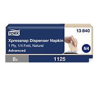 Tork Napkins 2 Ply Brown 0.93 x 2.13 cm 1125 Pieces
