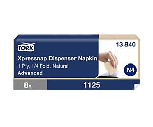 Tork Napkins 2 Ply Brown 0.93 x 2.13 cm 1125 Pieces