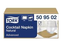 Tork Natural Environmental Cocktail Napkin, 200 Napkins, 509502