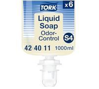 Tork Odour Control Hand Washing Liquid Soap 1000ml, Pack of 6 424011
