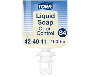 Tork Odour-Control Liquid Soap S4, Dermatologically Tested, 1 x 1000ml, 424011