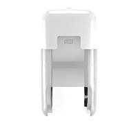 Tork OptiServe 2-Roll Coreless Toilet Paper Dispenser White T7, Vertical Dispenser, Elevation Design, 558041