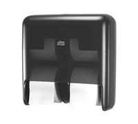 Tork OPTISERVE CORELESS 4-ROLL TOILET PAPER DISPENSER BLACK