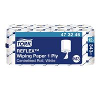 Tork 473246 Reflex Cleaning Tissue 1-ply Reduces Waste by 37%