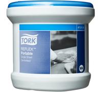 Tork Reflex Portable Dispenser And Roll Starter Pack 473188,blue,white