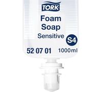 Tork Sensitive Foam Soap Refill Dermatologically tested for Dispensers 6 x 1L