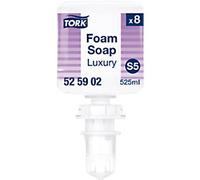 Tork S5 Hand Soap Refill Foam S5 Transparent 525902 Pack of 8 Pieces of 525 ml
