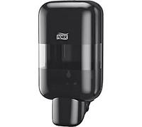 Tork S5 Mini Soap and Hand Sanitiser Dispenser Black - Compact Hygienic Wall Mounted Dispenser for Soaps and Sanitisers