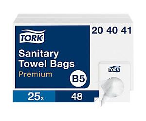 Tork Sanitary Towel Bags B5 Premium White Pack of 25