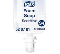 Tork Sensitive Foam Soap S4, Dermatologically Tested, 1 x 1000ml, 520701