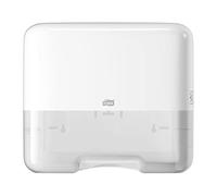 Tork Singlefold/C-Fold Mini Hand Towel Dispenser 553100 - H3 Paper Towel Dispenser - Slim, White