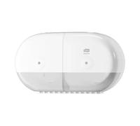 Tork SmartOne Twin Mini Toilet Roll Wall Mounted Dispenser White T9, High Capacity, Elevation Range, 682000