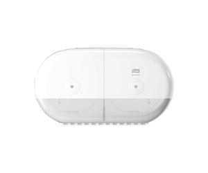 Tork T9 SmartOne Twin Mini Toilet Paper Dispenser White 682000