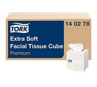 Tork Premium Extra Soft Facial Tissues with 2 Ply - Cube Dispenser - 30 x 100