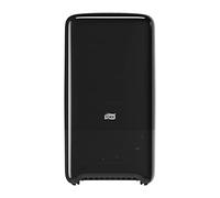 Tork Twin Mid-size Toilet Paper Roll Wall Mounted Dispenser Black T6, High Capacity, Elevation Range, 557508