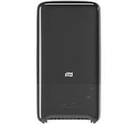 Tork Twin Mid-size Toilet Roll Dispenser Black T6 High Capacity Elevation Range 557508