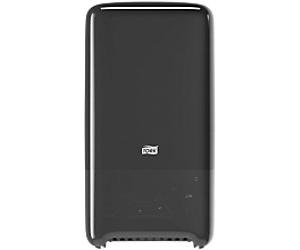 Tork Twin Mid-size Toilet Roll Dispenser Black T6 High Capacity Elevation Range 557508