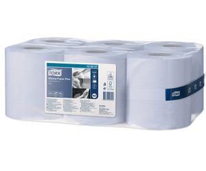 Tork Universal Centrefeed Blue Wiper Roll 2Ply - 128207 - Case of 6 Rolls - 20cm